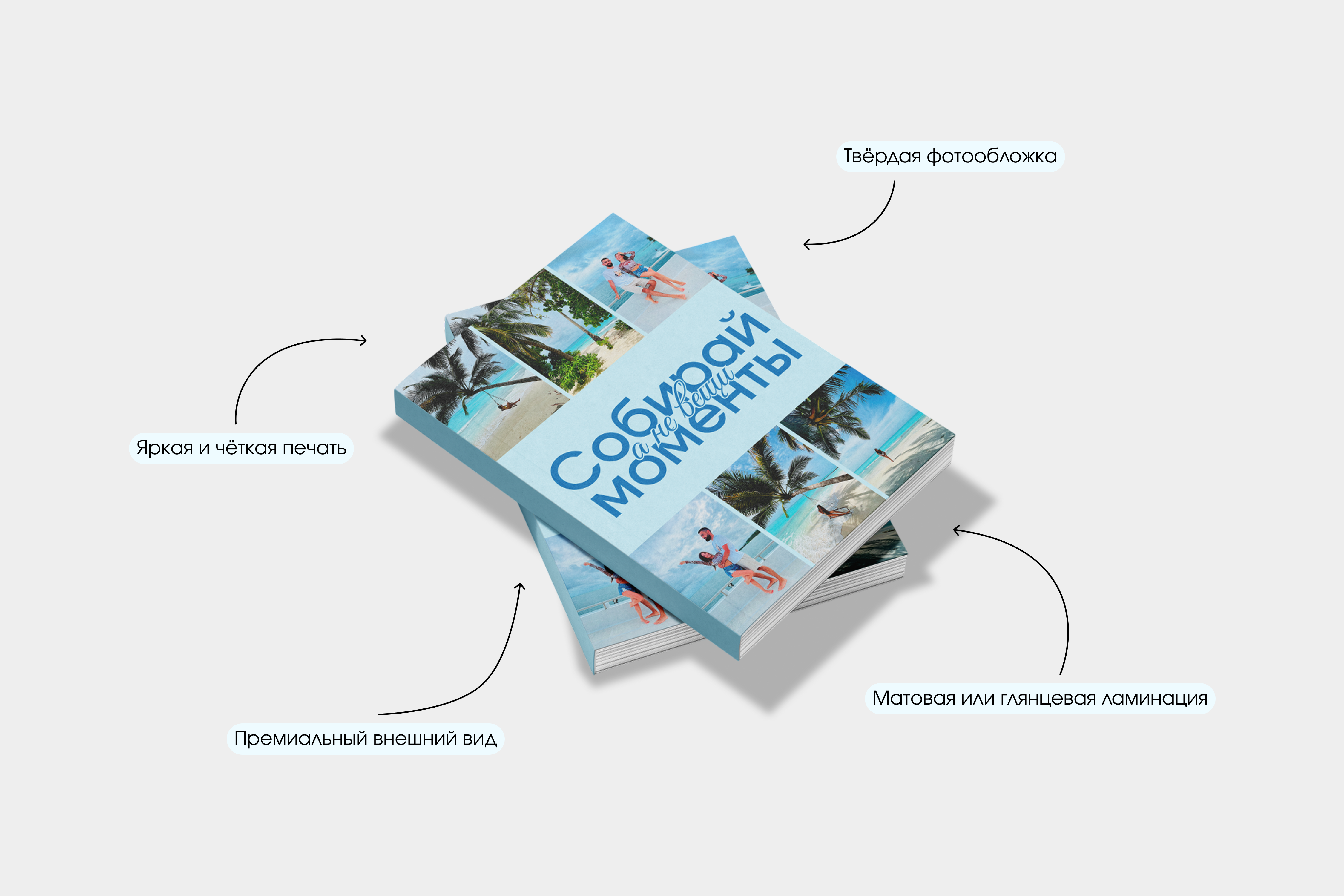 Фотокнига вертикальная с журнальными страницами