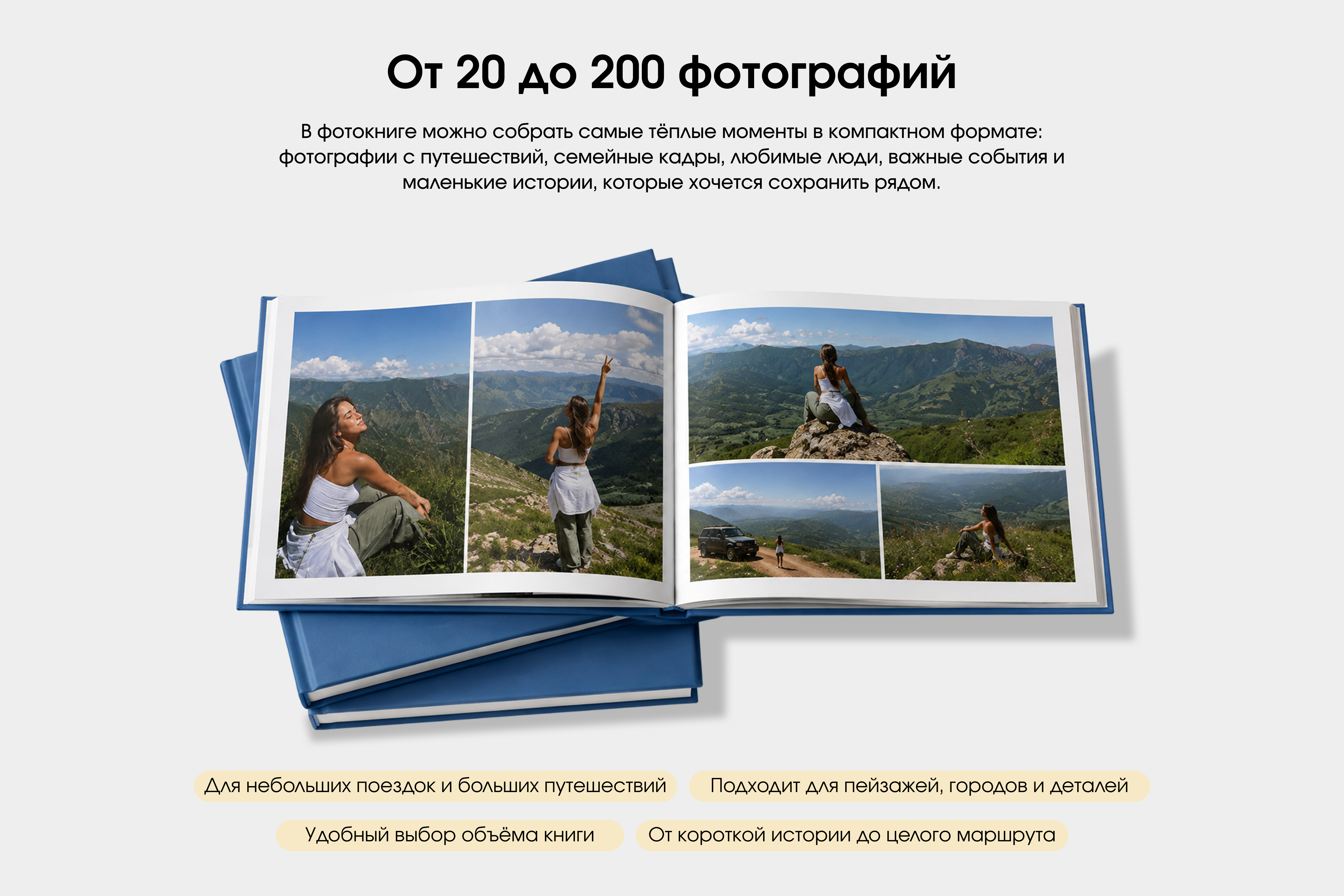 Фотокнига квадратная с твёрдыми страницами